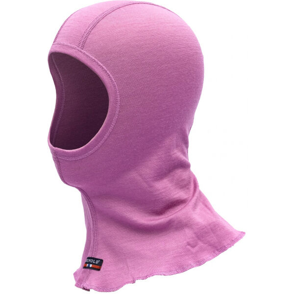 Devold BREEZE KID BALACLAVA Fialová M - Dětská zimní kukla Devold