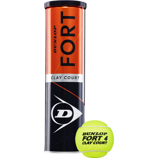 Dunlop FORT CLAY COURT 4 KS Mix  - Tenisové míče Dunlop
