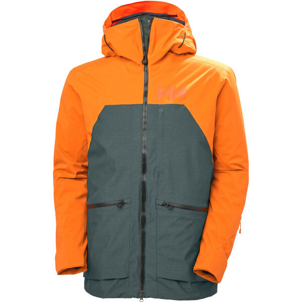 Helly Hansen STRAIGHTLINE LIFALOFT™ JACKET Oranžová 2XL - Pánská lyžařská bunda Helly Hansen