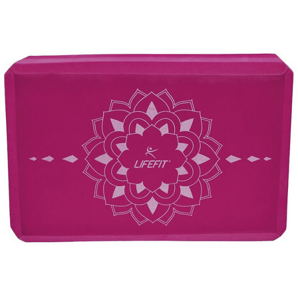 Lifefit BOGA Vínová  - Jóga blok Lifefit