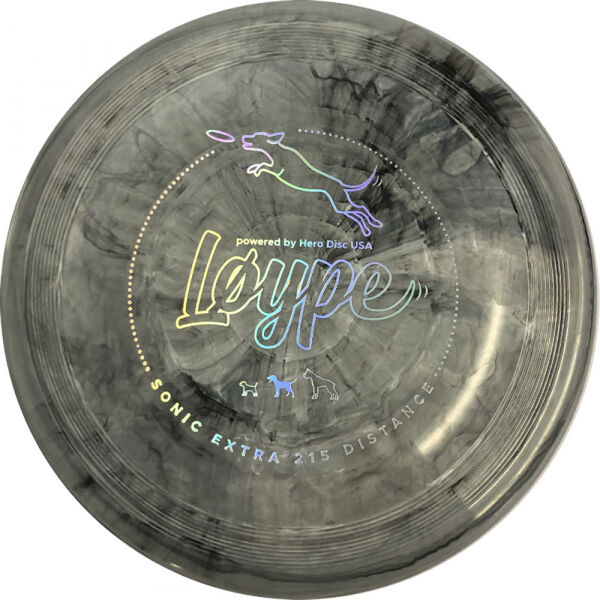 Løype SONIC XTRA 215 DISTANCE Šedá  - Létající disk pro psy Løype