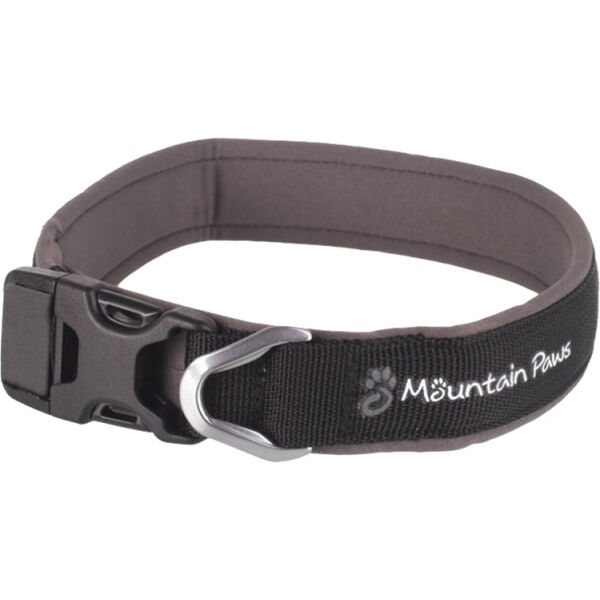 MOUNTAINPAWS DOG COLLAR Černá M - Psí obojek MOUNTAINPAWS