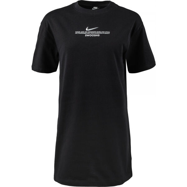 Nike NSW SWSH DRSS SS PLUS W Černá 2x - Dámské šaty Nike