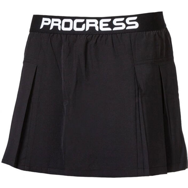 Progress TR NIA Černá L - Dámská sportovní sukně 2v1 Progress