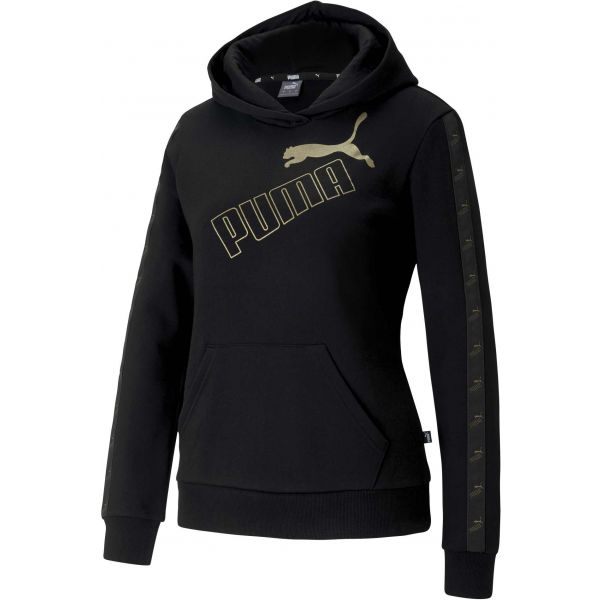 Puma AMPLIFIED HOODIE FL černá S - Dámská mikina Puma