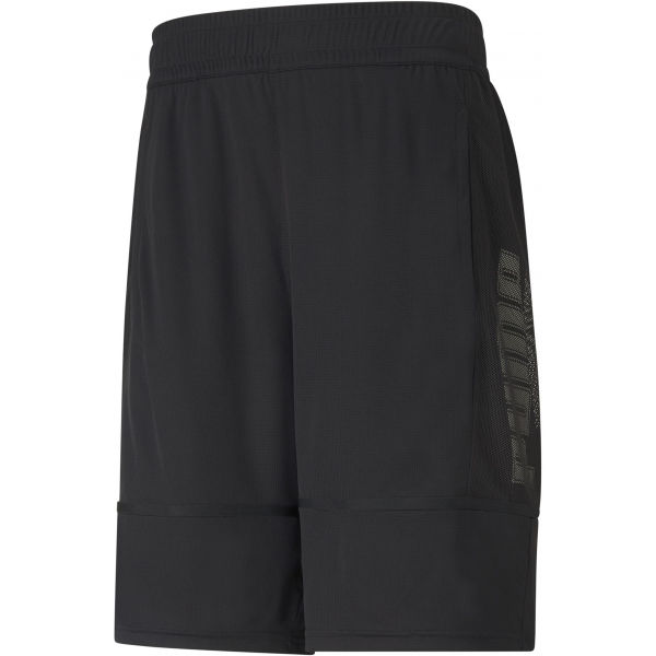 Puma TRAIN GRAPHIC KNIT 9 SHORT Černá 2XL - Pánské kraťasy Puma