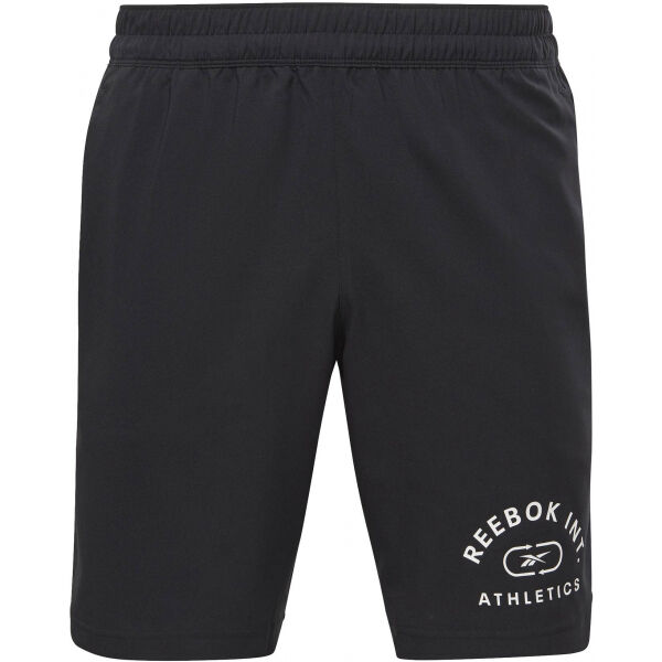 Reebok WOR WOVEN GRAPHIC Černá 2XL - Pánské tréninkové šortky Reebok