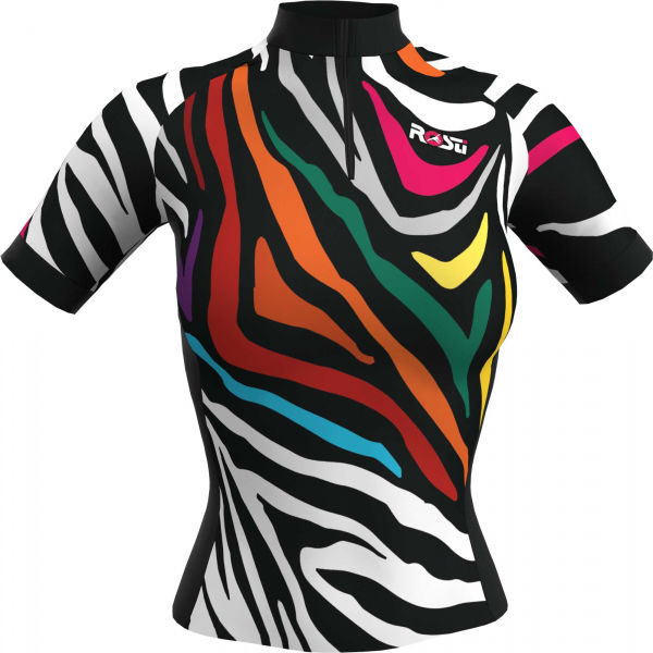 Rosti JUNGLE W Černá 2XL - Dámský cyklistický dres Rosti