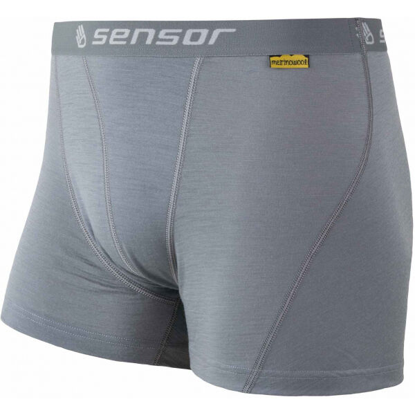 Sensor MERINO ACTIVE Šedá 2XL - Pánské trenky Sensor