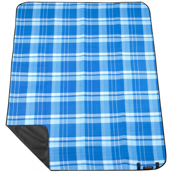 Spokey PICNIC MOOR 150x130 Modrá NS - Deka s popruhem Spokey