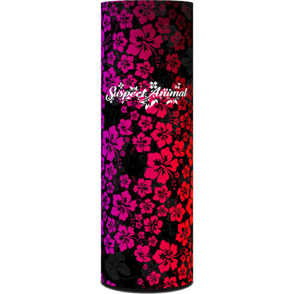 Suspect Animal FLOWERS Červená UNI - Dámský multifunkční šátek Suspect Animal