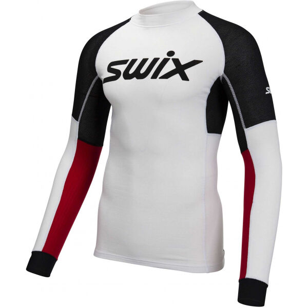 Swix TRIAC RACE X M Bílá XL - Pánské víceúčelové funkční triko s dlouhým rukávem Swix