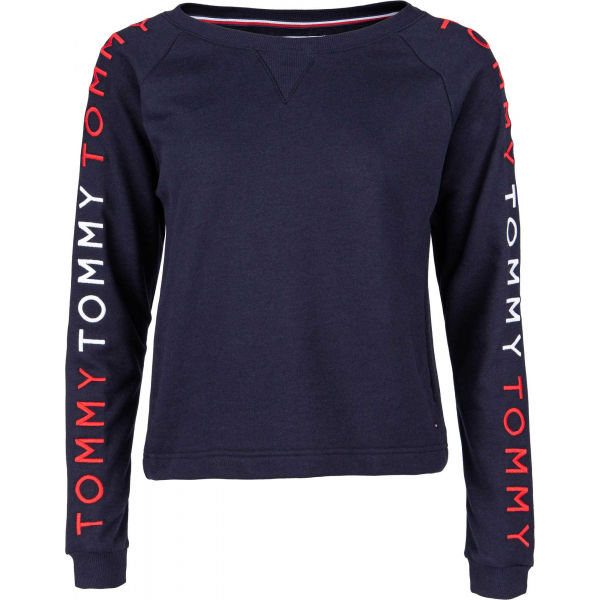 Tommy Hilfiger TRACK TOP Tmavě modrá S - Dámská mikina Tommy Hilfiger