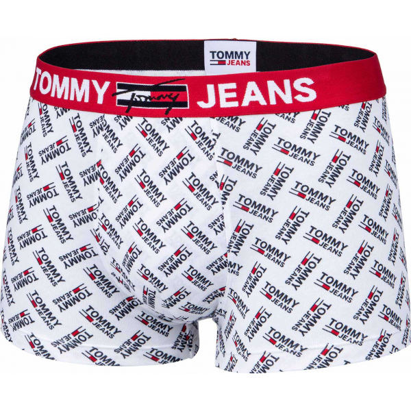 Tommy Hilfiger TRUNK PRINT Bílá S - Pánské boxerky Tommy Hilfiger