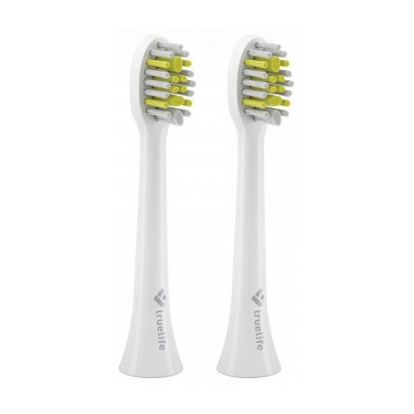 TRUE LIFE SONICBRUSH COMPACT HEADS SENSITIVE Bílá UNI - Náhradní hlavice pro sonický kartáček TRUE LIFE