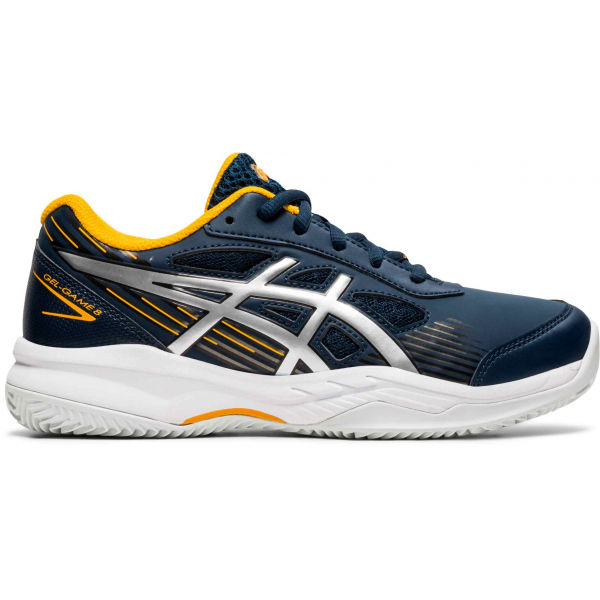 Asics GEL-GAME 8 GS CLAY Tmavě modrá 3.5 - Dětská tenisová obuv Asics