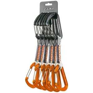 CAMP PHOTON WIRE EXPRESS KS DYNEEMA 11cm 6 PACK Oranžová  - Expreskový set CAMP