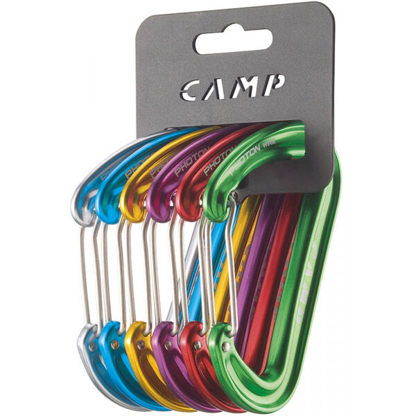 CAMP PHOTON WIRE RACK PACK 6 Mix  - Set karabin CAMP