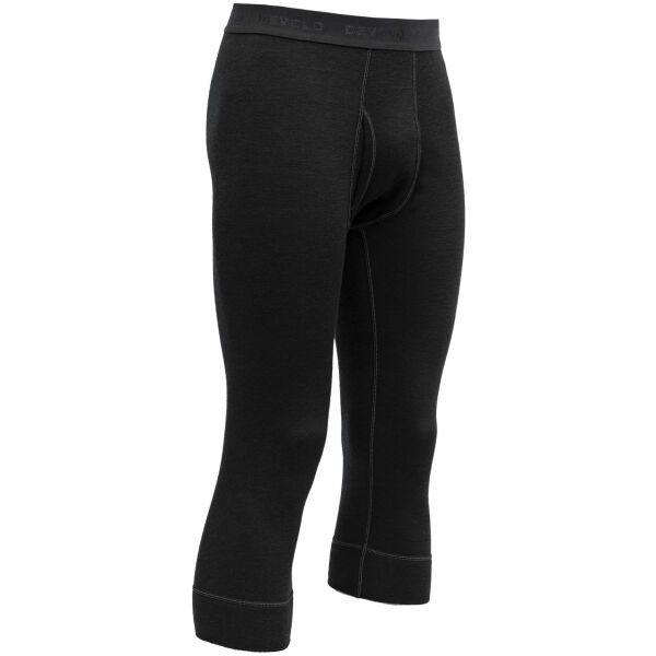 Devold EXPEDITION MAN 3/4 LONG JOHNS W/FLY Černá XL - Pánské 3/4 podvlíkačky Devold