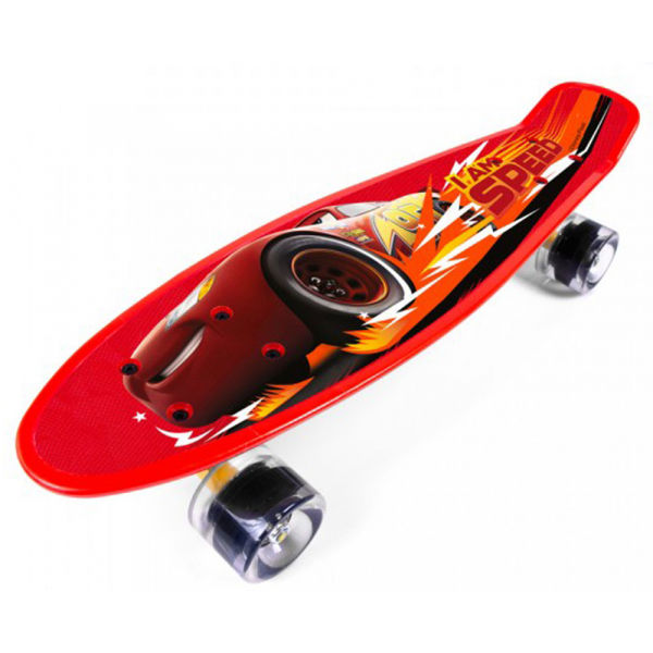 Disney CARS Červená  - Skateboard Disney