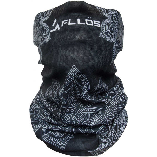 FLLÖS WIND 03 Černá UNI - Multifunkční šátek FLLÖS