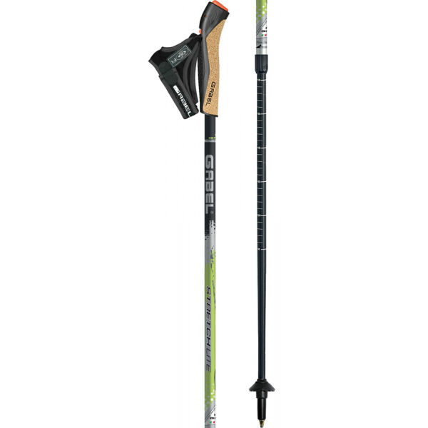 Gabel STRETCH LITE Světle zelená 75 - 130 - Hole na nordic walking Gabel