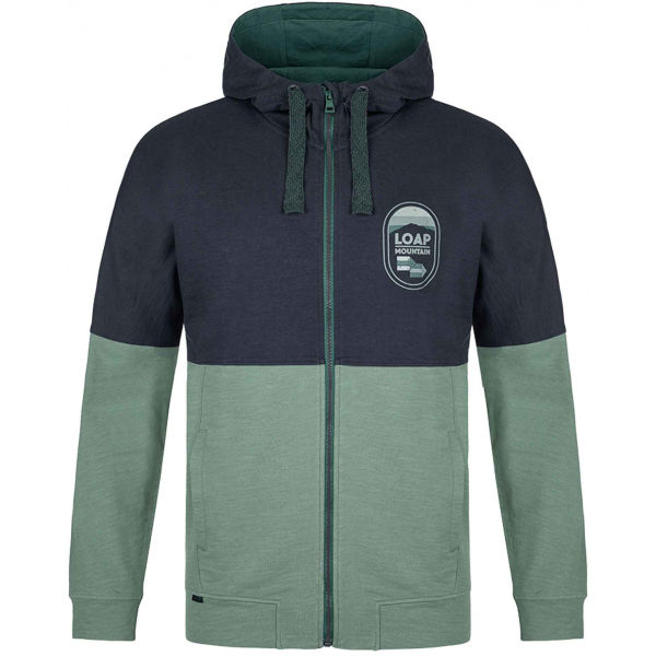 Loap DEBBY Zelená XL - Pánská mikina Loap