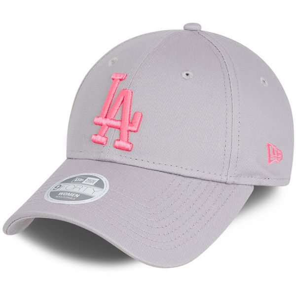 New Era 9FORTY W MLB LOS ANGELES DODGERS Šedá UNI - Dámská klubová kšiltovka New Era