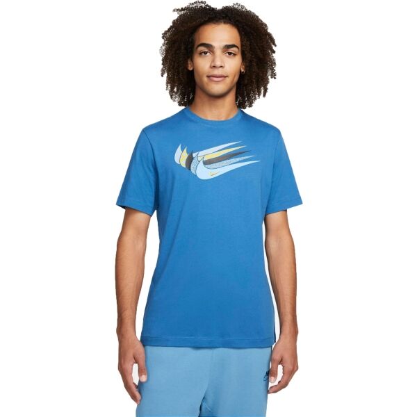 Nike NSW 12 MO SWOOSH TEE M Pánské tričko