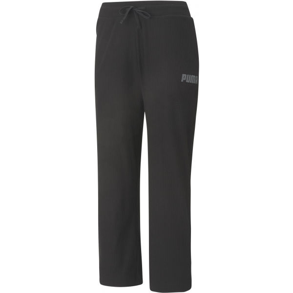 Puma MODERN BASIC RIBBED WIDE PANTS Dámské tepláky