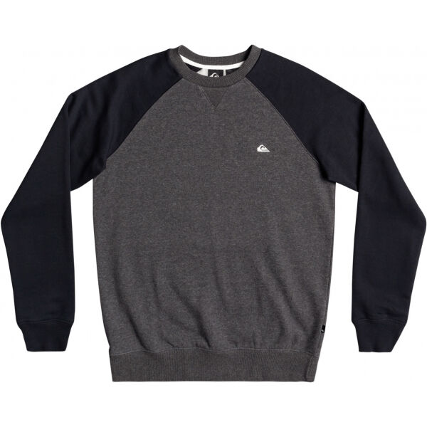 Quiksilver EVERYDAY CREW Tmavě šedá S - Pánská mikina Quiksilver
