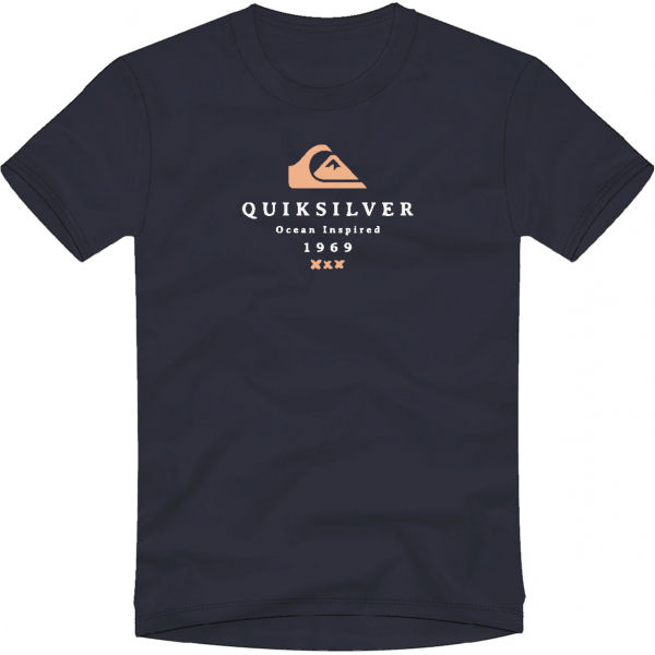 Quiksilver FIRST FIRE SS Tmavě modrá S - Pánské triko Quiksilver
