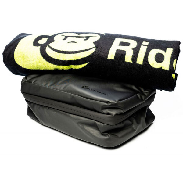 RIDGEMONKEY LX BATH TOWEL AND WEATHERPROOF SHOWER CADDY Černá UNI - Kosmetická taška s ručníkem RIDGEMONKEY
