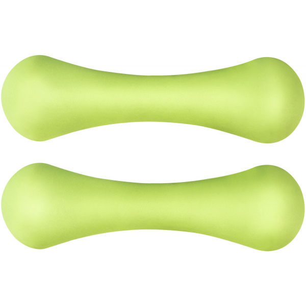 Spokey BONE 2X 2 KG Světle zelená 2 KG - Sada neoprenových činek Spokey