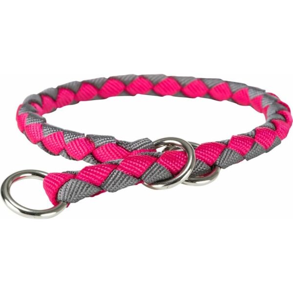 TRIXIE CAVO COLLAR L-XL Růžová L-XL - Polostahovací obojek TRIXIE