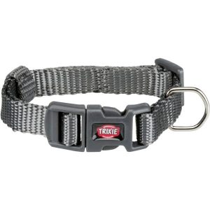 TRIXIE PREMIUM COLLAR M-L &Scaron;ed&aacute; M-L - Obojek pro psa TRIXIE