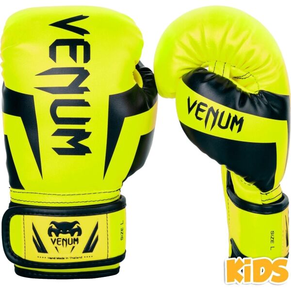Venum ELITE BOXING GLOVES KIDS - EXCLUSIVE FLUO Dětské boxerské rukavice