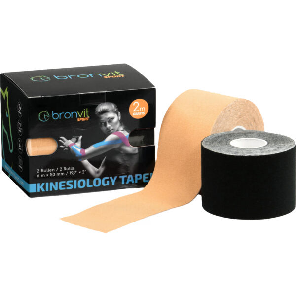 BronVit SPORT KINESIO TAPE SET 5CM X 6 M Set kinesiologických tejpů