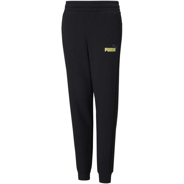 Puma ESS + 2 COL LOGO PANTS FL B Chlapecké tepláky