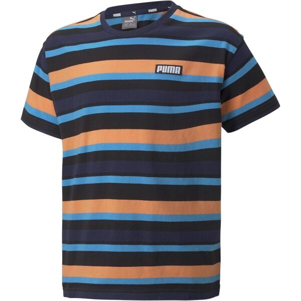 Puma ALPHA STRIPED TEE Dětské triko