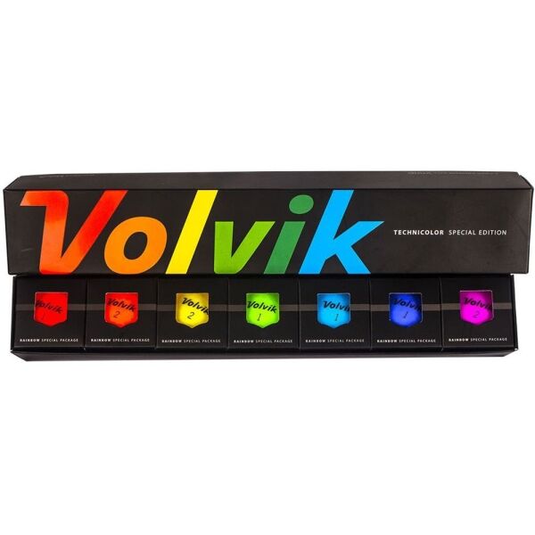 VOLVIK RAINBOW PACK Set golfových míčků