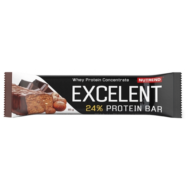 Nutrend EXCELENT 2X85G+1x40G ČOKO+OŘÍŠEK Proteinová tyčinka