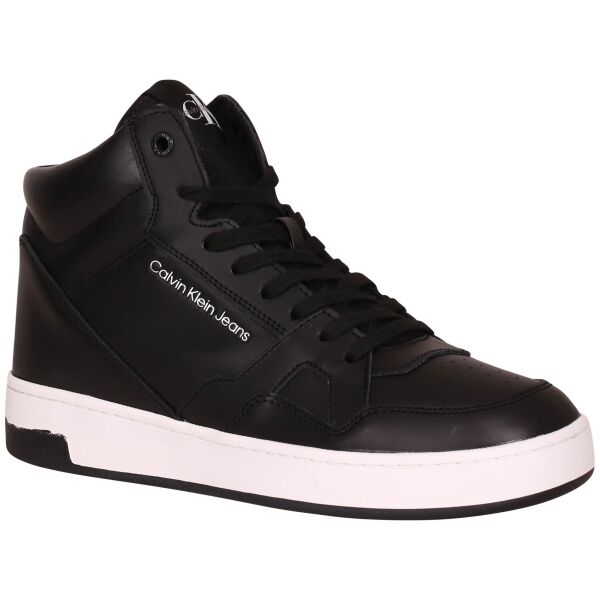 Calvin Klein BASKET CUPSOLE MID LTH-PU Dámské kotníkové tenisky