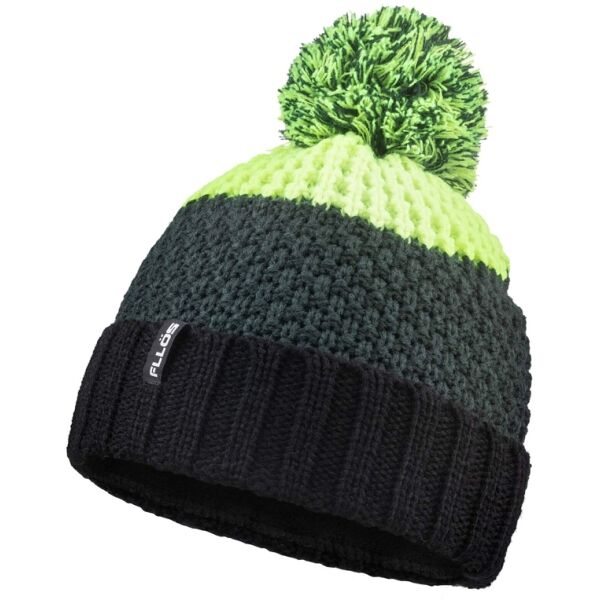 FLLÖS BARD Zimní čepice s bambulí