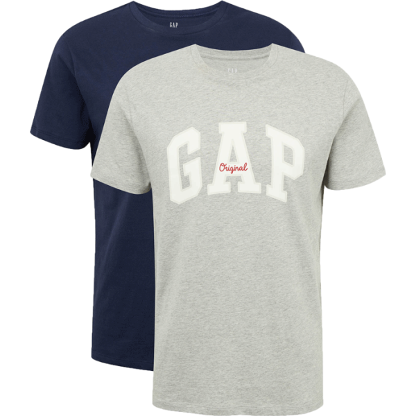 GAP V-INTX - 2PK LOGO ORIG ARCH Pánské tričko
