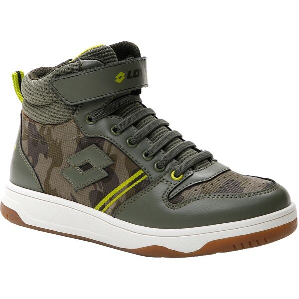 Lotto ROCKET AMF III MID CAMO CL S Dětské kotníkové boty