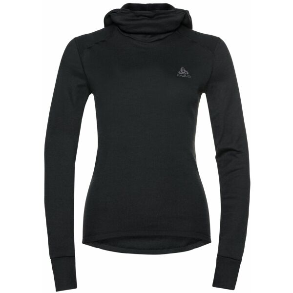 Odlo W BL TOP FACEMASK L/S ACTIVEWARM ECO Dámské funkční triko s kuklou