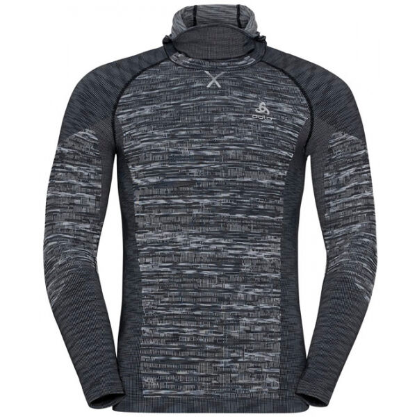 Odlo BL TOP WITH FACEMASK L/S BLACKCOMB ECO Funkční tričko s integrovanou kuklou