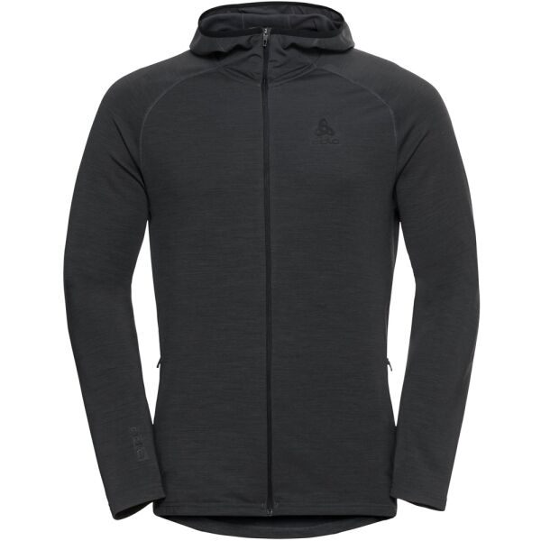 Odlo M ASCENT PW 220 MID LAYER HOODY Pánská merino mikina