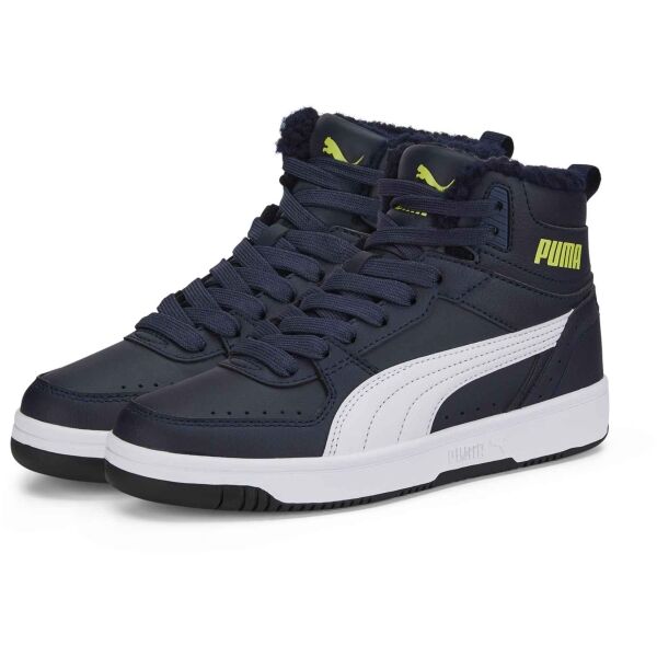 Puma REBOUND JOY FUR JR Dětské zateplené boty
